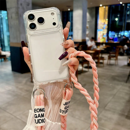 Crossbody Transparent  Phone Case For iPhone