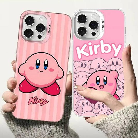 Cartoon Pink Kirbys Phone Case For iPhone