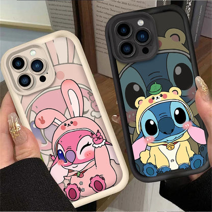 Cute Playful Stitch Phone Case For iPhone