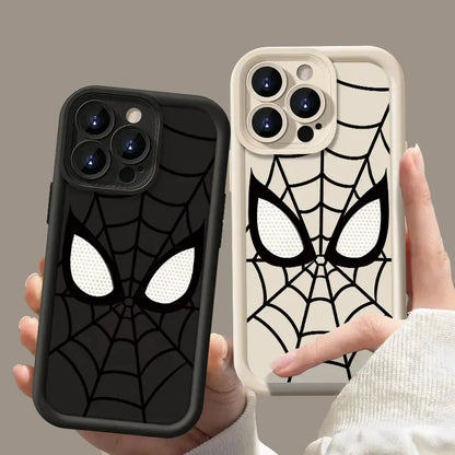 Cool Spider Man Plain Multistep TPU Soft Phone Case For iPhone