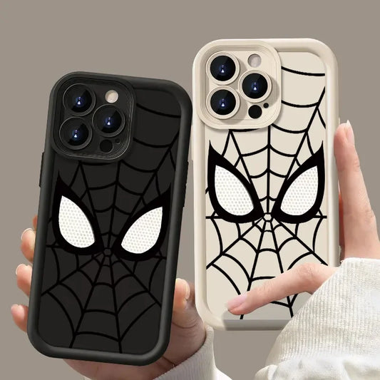 Cool Spider Man Plain Multistep TPU Soft Phone Case For iPhone