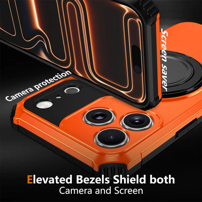 360° Magnetic Bracket Phone Case For iPhone