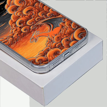 3D Charizard Dragon Phone Case For iPhone