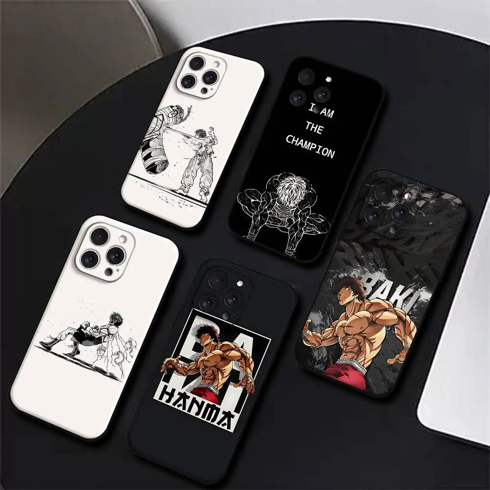 Anime Baki Hanmas Phone Case For iPhone