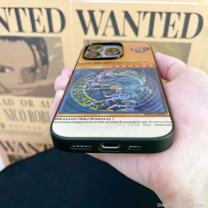 3D Grating Card White Dragon Monsters Phone Case  For iPhone