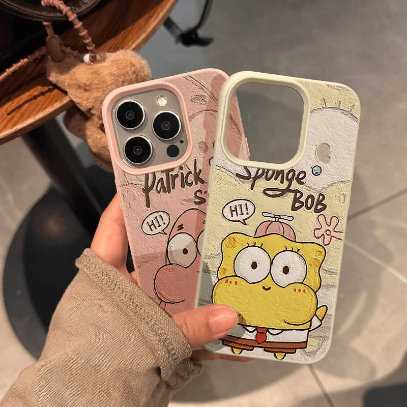 Anime Spongebo Squarepants Mobile Phone Case Available For iPhone