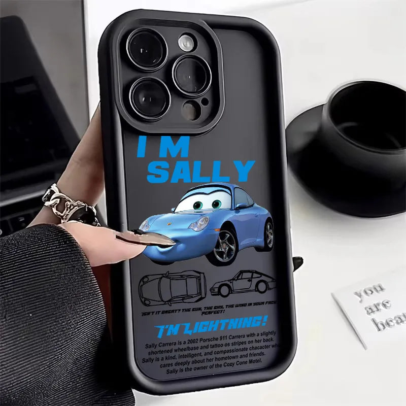 Lightning McQueen Sally Disney Phone Case For iPhone
