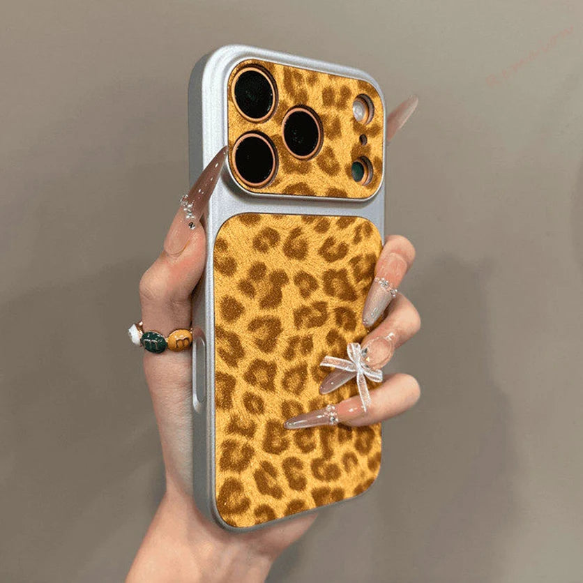 New Big Windows Leopard Phone Case For iPhone