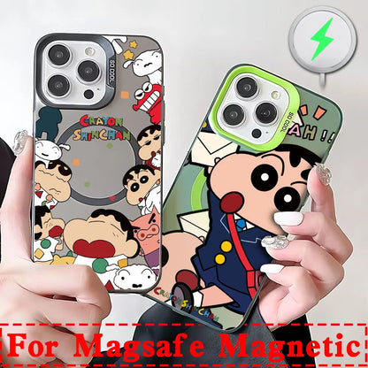 Crayon Shin-chans Magnetic Magsafe Phone Case For iPhone