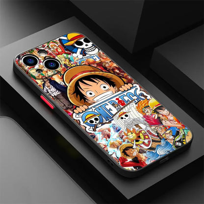 Soft shell Anime One Pieces Phone Case For iPhone