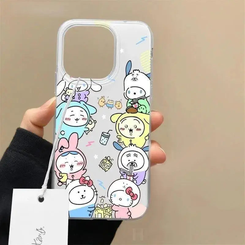 Creative Anime Character Chiikawa Mobile Phone Case Suitable For iPhone