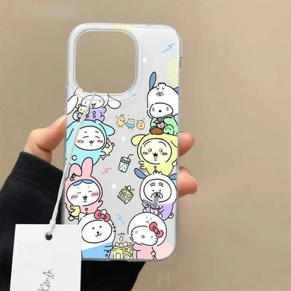 Creative Anime Character Chiikawa Mobile Phone Case Suitable For iPhone