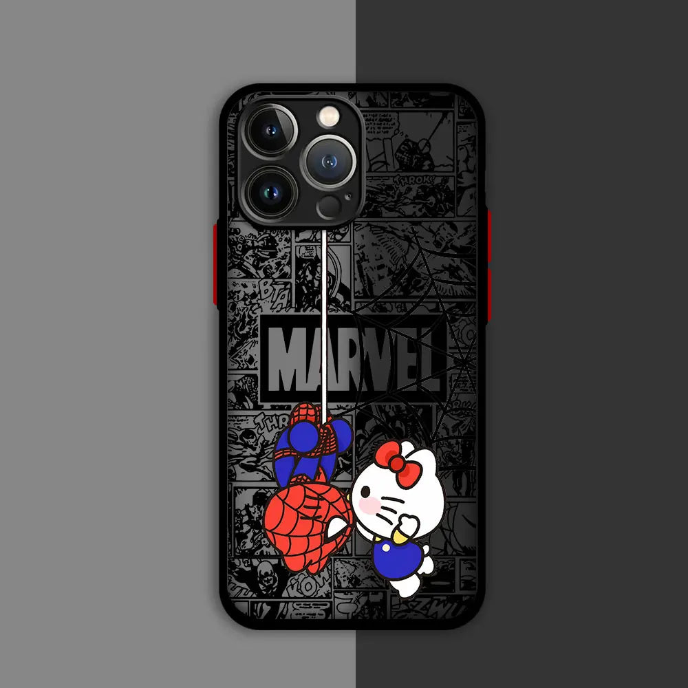 Marvel Cute Spider Man Cartoon For iPhone Phone Case