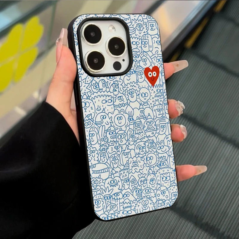 Little Love Cartoon People Phone Case