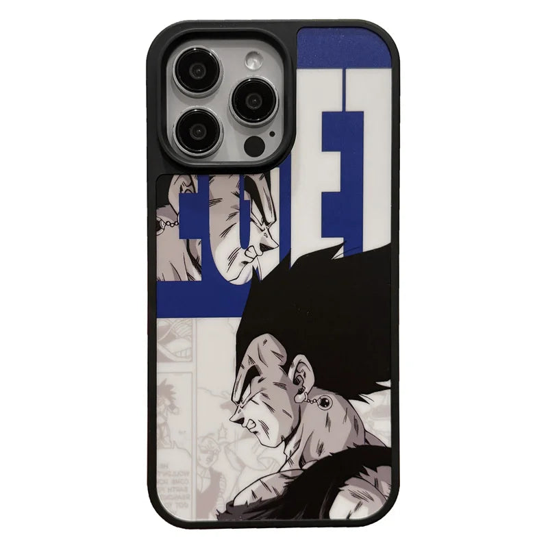 Luxury Dragon Ball Vegeta Goku Shockproof Case For iPhone