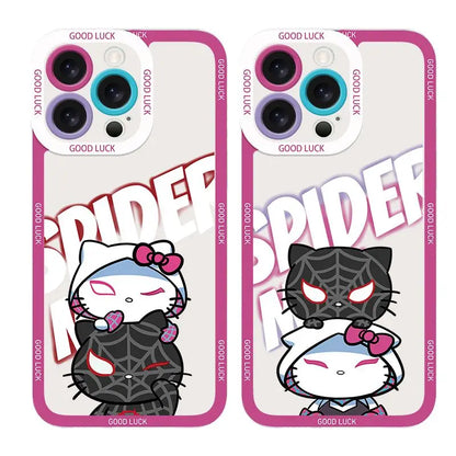 Spider Man Hello Kitty Phone Case For iPhone