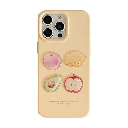 Cute Lovely 3D Fruit Soft Phone Case