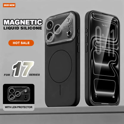 Big Window Magnetic Phone Case For iPhone