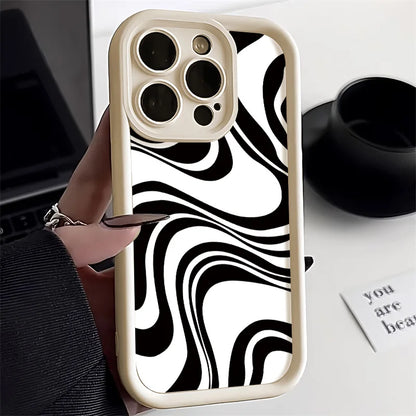 Leopard Print Silicone Phone Case For iPhone