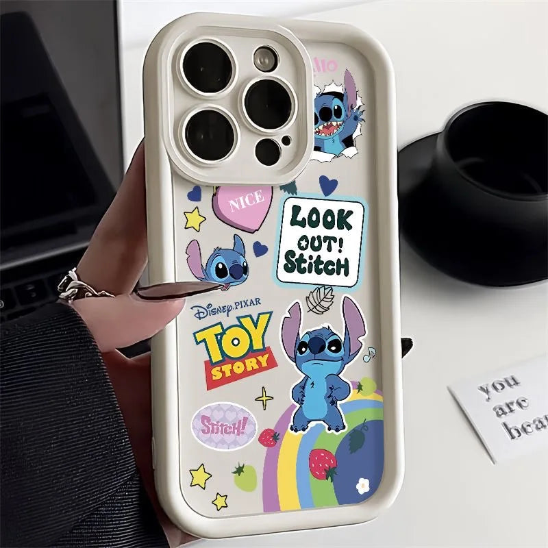 Stitch Love Cute Phone Case For iPhone