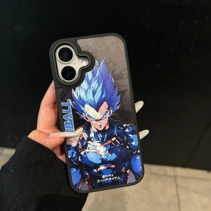 3D Dragon Ball Son Goku Vegeta Phone Case For iPhone