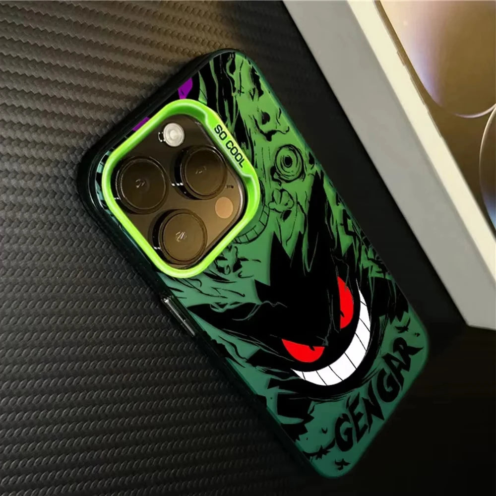 Pokemon Gengar Shockproof Dustproof Frosted Case For iPhone