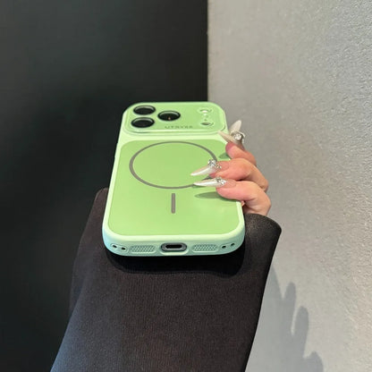 Matte For Magsafe Acrylic Camera Film Protector Case For iPhone