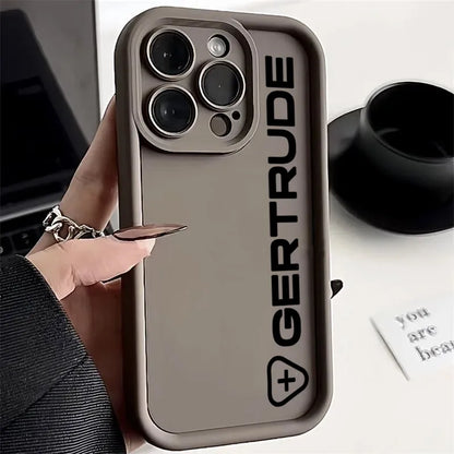 Fashion Luxury For Gertrudes Silicone Case For  iPhone