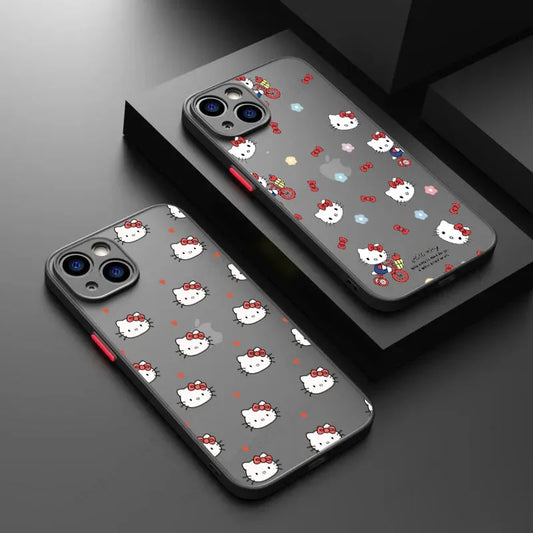 Full Screen Hello Kitty Phone Case For iPhone