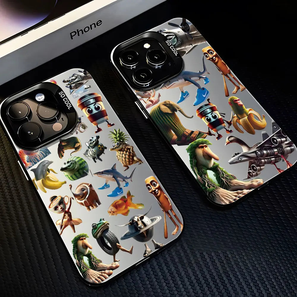 Italiano Brainrot Animal Phone Case For iPhone