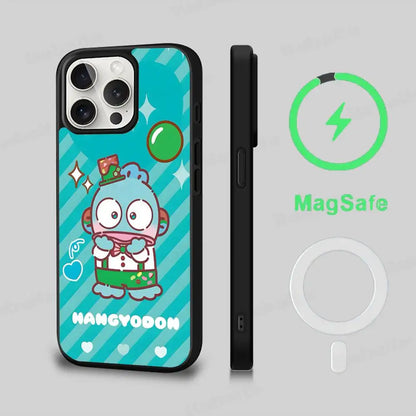 Cute Cartoon Hangyodon Phone Case Magnetic Case For iPhone