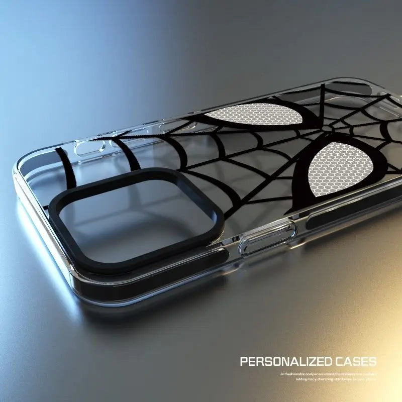 Trend Marvel Spider Man cobweb Phone Case For iPhone