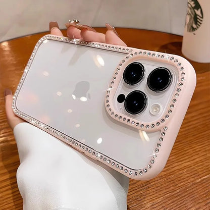 Luxury Glitter Diamond Transparent Case For iPhone