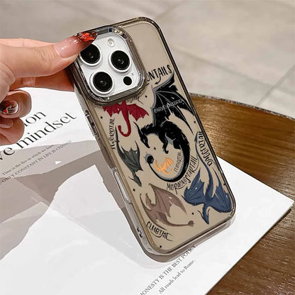 Dragon F-Fourth Wings Phone Case For iPhone