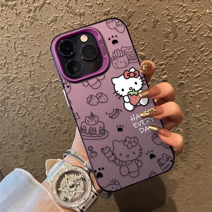 Hello Kitty Strawberry Cake Phone Case For iPhone