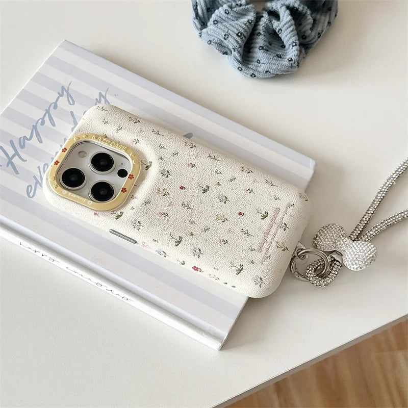 Korean Cute Flower Cherry Phone Case