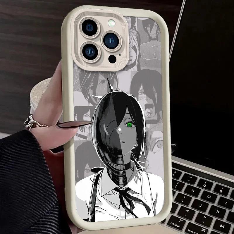 Anime Chainsaw Man Reze Phone Case For iPhone