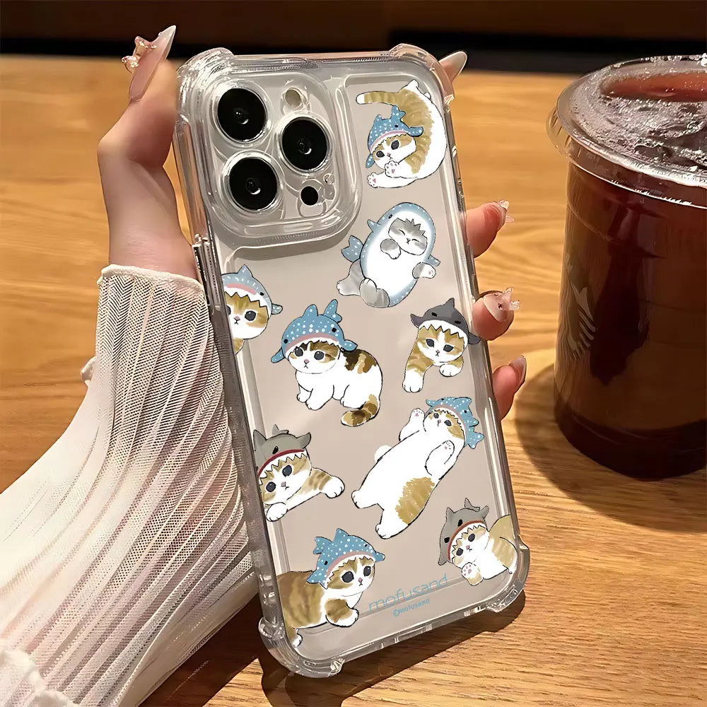 Mofusands Cat Phone Case For iPhone
