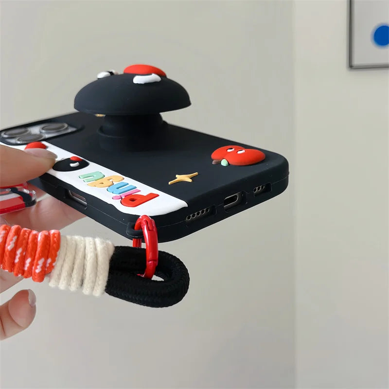 Kawaii Penguin Stand Holder Phone Case
