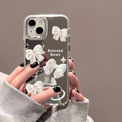 INS Cute Cloud Mirror Phone Case For iPhone