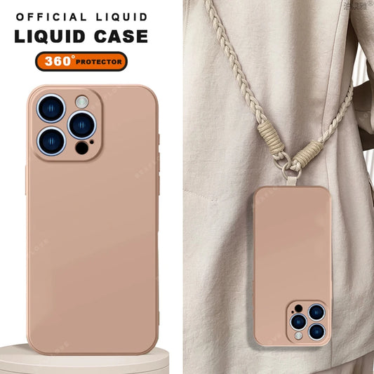Lanyard Phone Case For iPhone