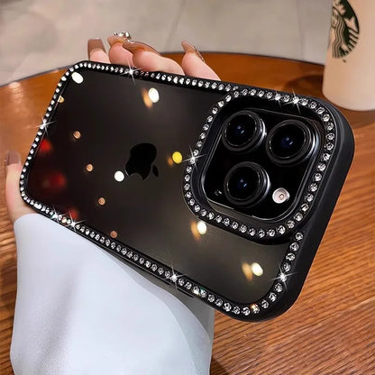 Luxury Glitter Diamond Transparent Case For iPhone