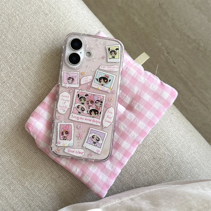 New Cute Cartoon Fashion Girls Phone Case For iPhone