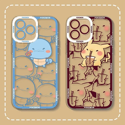 Lovely Cartoon Pokemon Phone Case For iPhone