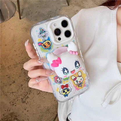 Kawaii Cartoon Animal Magnetic Stand Holder Phone Case