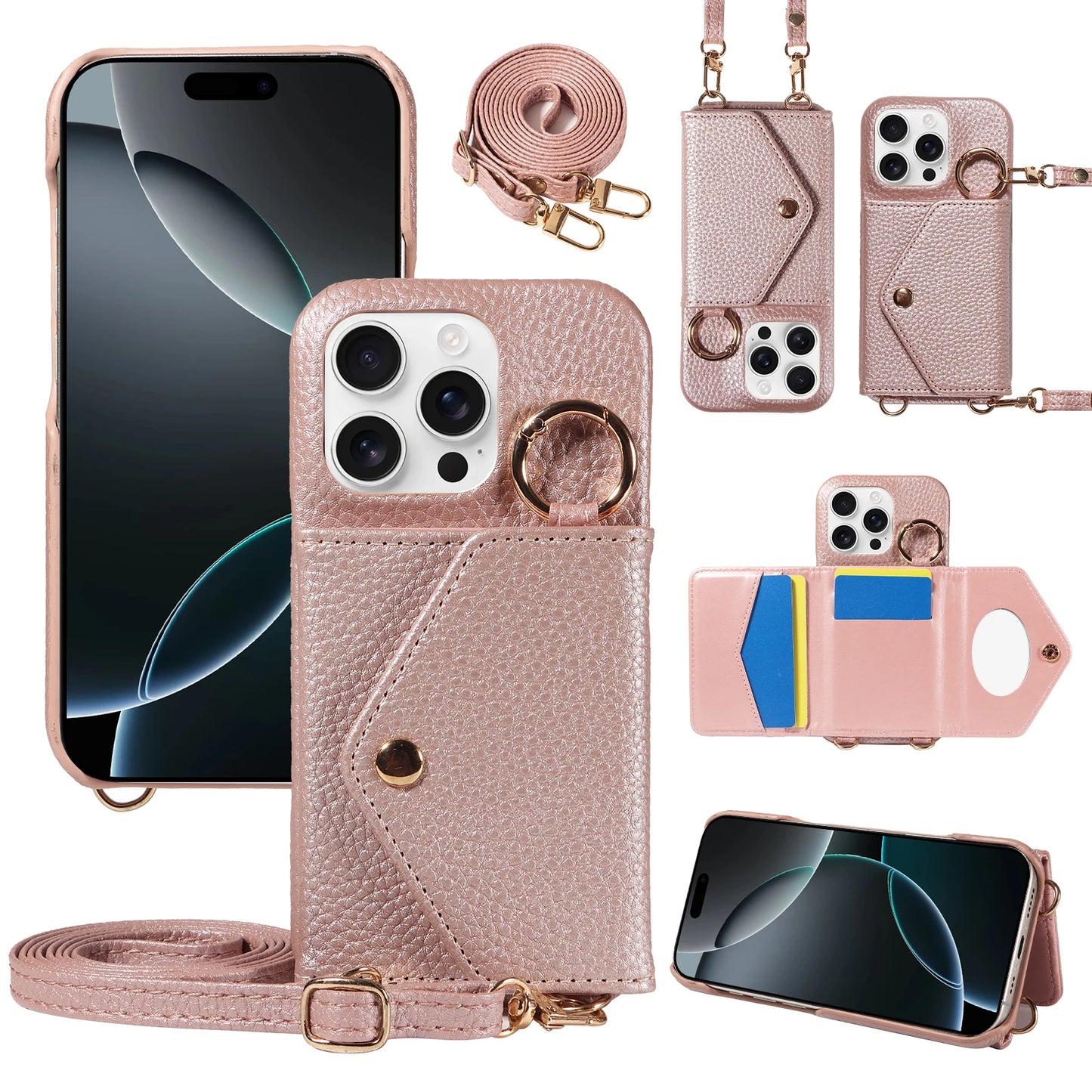 PU Leather Phone Case For iPhone