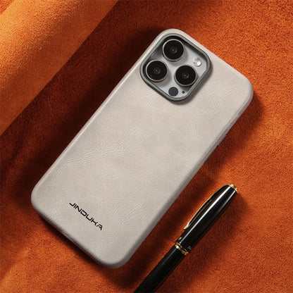 Luxury Ultra Thin Slim Leather For Magsafe Phone Case For iPhone