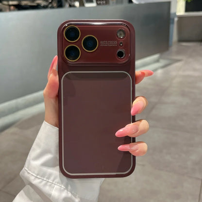 Fashion Candy Color Large Window Matte Case  For iPhone