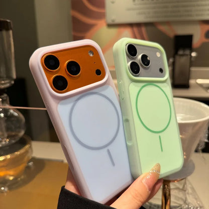 For Magsafe Candy Color Matte Case  For iPhone