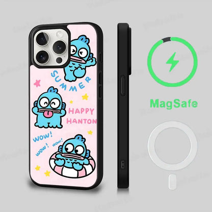 Cute Cartoon Hangyodon Phone Case Magnetic Case For iPhone